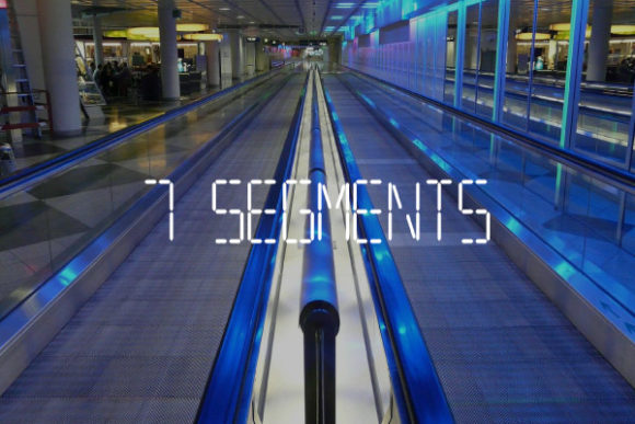 7segments Font for Editorial Design and Content Creation