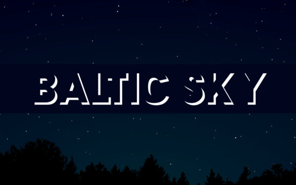 Baltic Sky: A Cool Display Font for Modern Campaigns