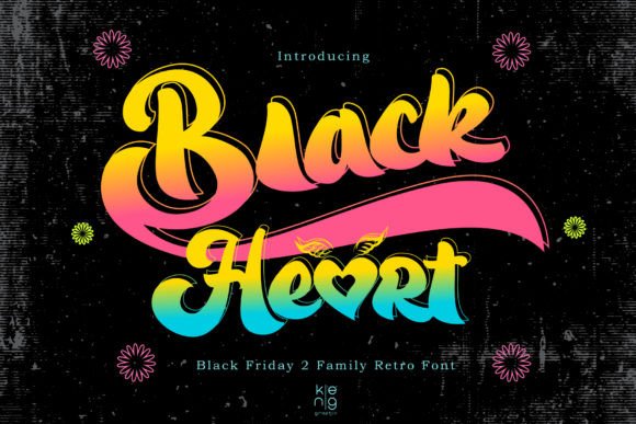 Black Heart: A Handwritten Font for Editorial Elegance