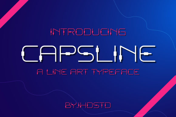 Capsline Display Typeface for Brand Consistency