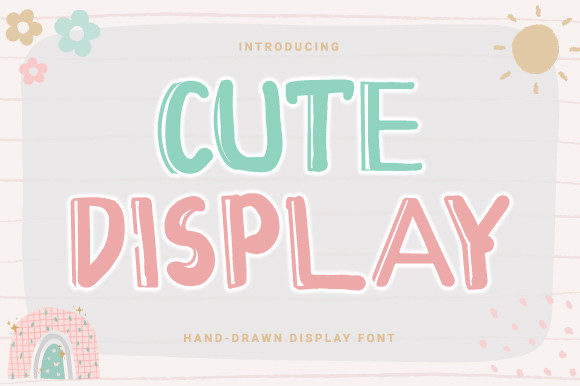 Cute Display: A Playful Font for Branding Projects