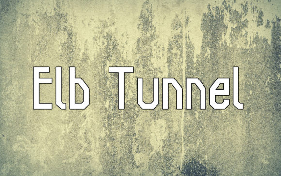 Elb Tunnel: A Creative Display Font for Web Design