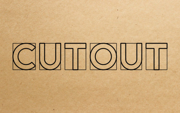Exploring the Typography of Cut Out