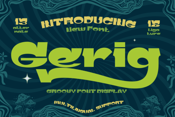 Gerig: A Stylish Display Font for Eye-Catching Campaigns