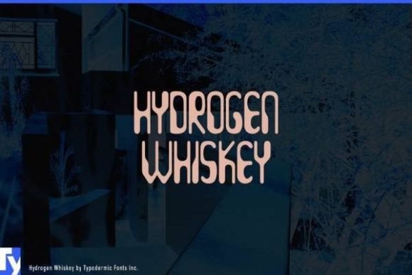 Hydrogen Whiskey Font for Campaign Creatives