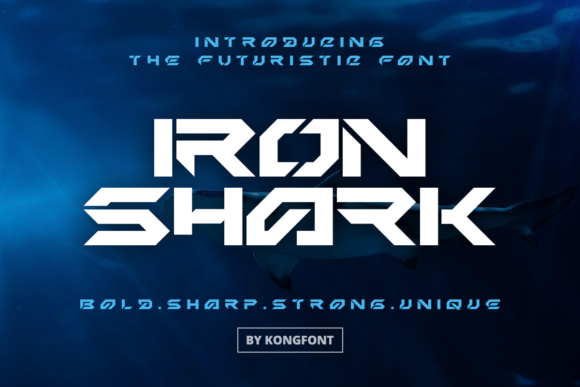 Iron Shark: A Modern Font for Small Business Branding