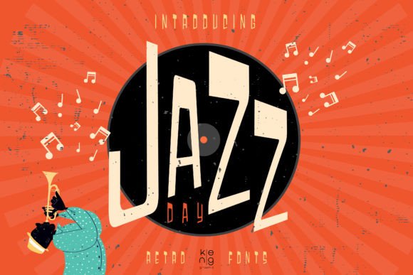 Jazz Day: A Retro Display Font for Bold Web Design