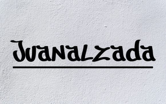 Juanalzada: A Futuristic Font for Modern Editorial Design