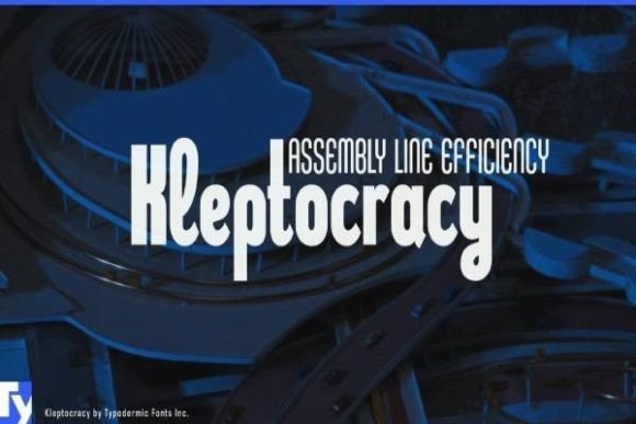 Kleptocracy Font for Modern Web Design