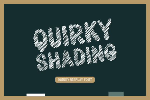 Quirky Shading: A Playful Typeface for Creative Projects