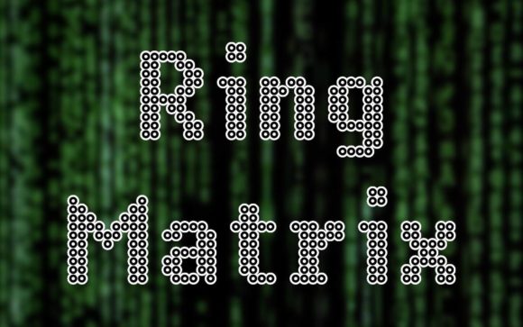 Ring Matrix: A Bold Display Font for Impactful Branding