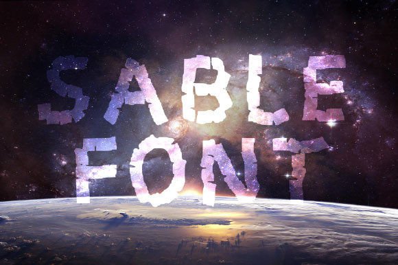 Sable Display Font for Bold Web Design