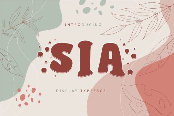 Sia Display Typeface for Web Design