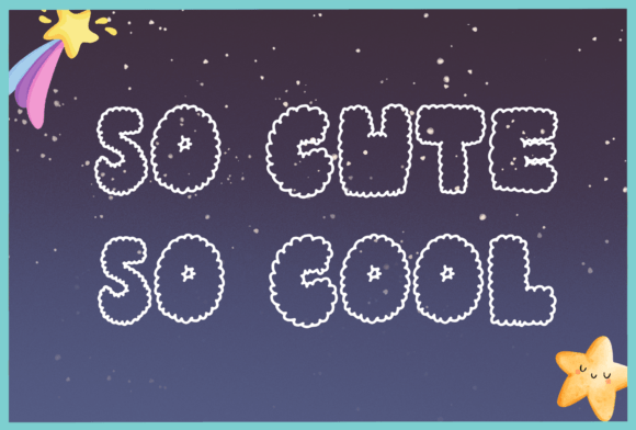 So Cute so Cool Font for Editorial Design