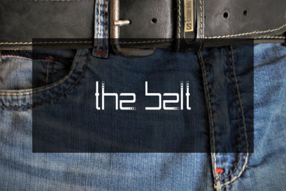 The Belt: A Modern Display Font for Digital Projects
